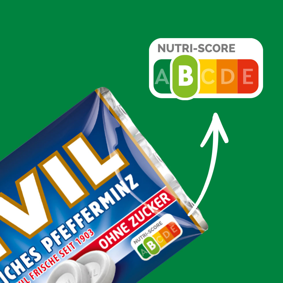 VIVIL Natürliches Pfefferminz Pastillen ohne Zucker | 3er Pack