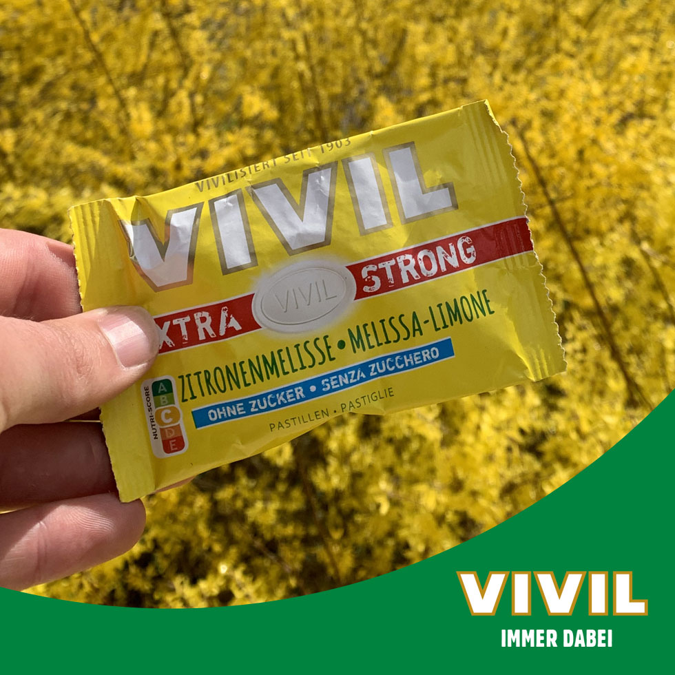 VIVIL Extra Strong Zitronenmelisse ohne Zucker | 3er Pack