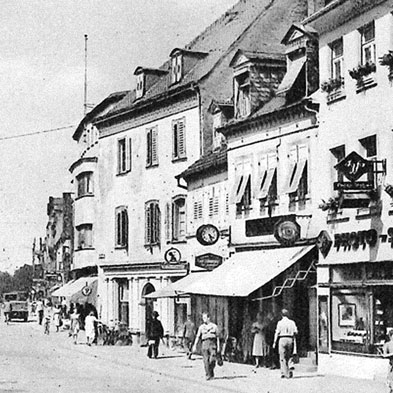 Schwarz-Weiß Bild von Offenburg