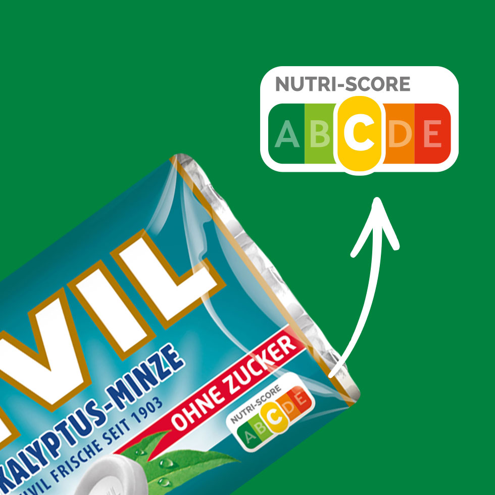 VIVIL Eukalyptus-Minze Pastille ohne Zucker | 3er Pack