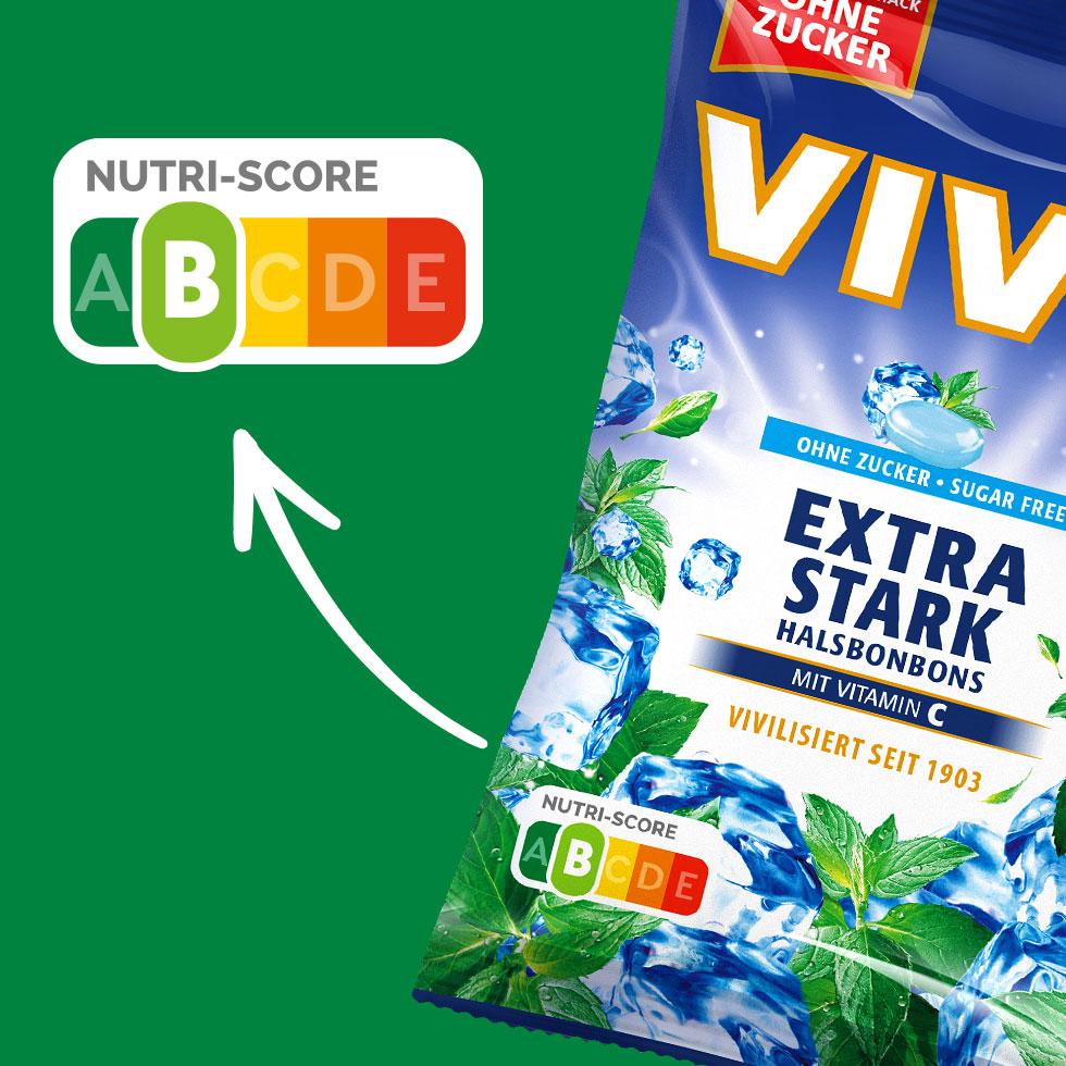 VIVIL Extra Stark Halsbonbons ohne Zucker | 120g