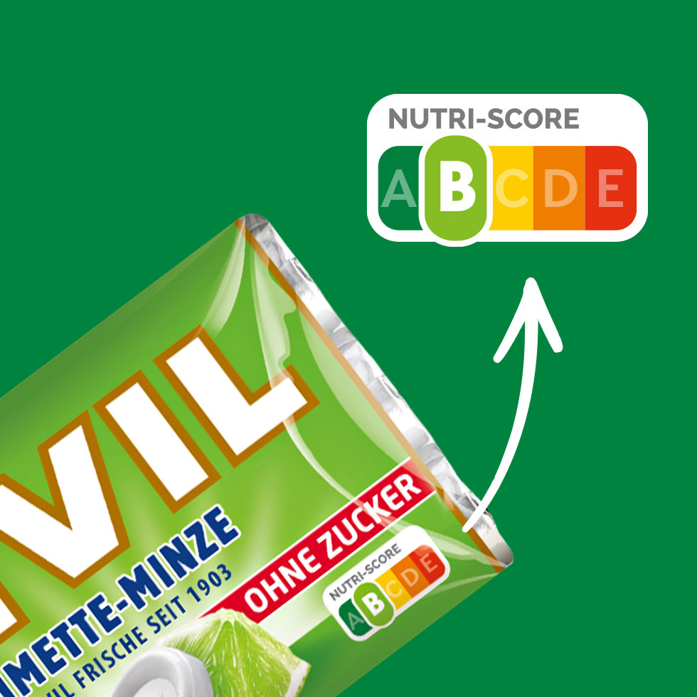 VIVIL Limette-Minze Pastillen ohne Zucker | 3er Pack