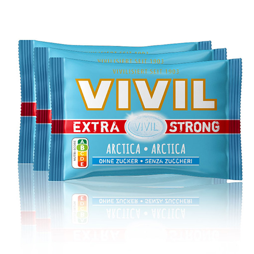 VIVIL Extra Strong Arctica ohne Zucker | 3er Pack